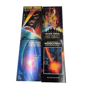 Star Trek VHS Movie Lot Insurrection First Contact Generations The Undiscovered